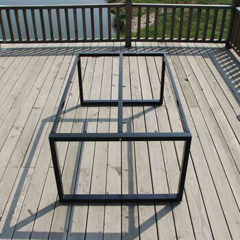 会议桌大工作台支撑脚架办公桌桌腿支架餐桌铁架书桌架桌脚铁架子