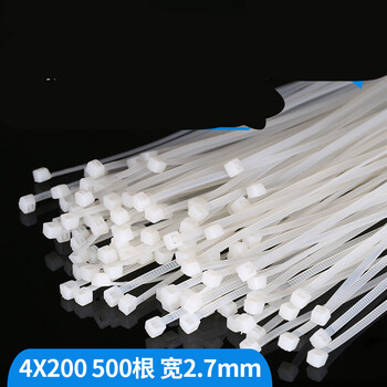 驭舵4x200mm扎带500条自锁式尼龙透明卡扣一拉得塑料步步紧杂带 黑色【图片 价格 品牌 报价】-京东