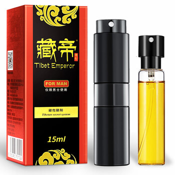 藏帝 延时喷剂印度神油植物提取男用持久喷雾延迟伴侣可口外用湿巾夫妻房事 成人情趣性用品 15ml