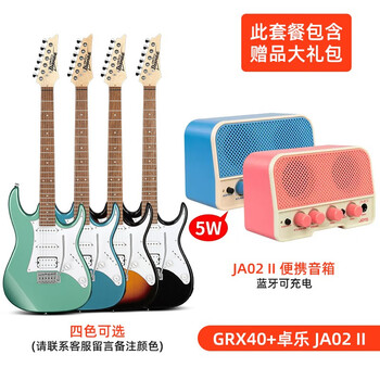 IbanezIbanez依班娜GRX40电吉他GRX70QA入门级初学者套装官方专卖 GRX40备注颜色+卓乐JA02