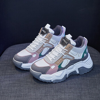 fengpilang卡迪高女鞋官方风格ins韩版新款老爹鞋女2023春秋季学生