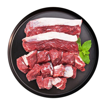 皓月 巴西原切牛腩肉块 1kg 进口草饲牛肉生鲜