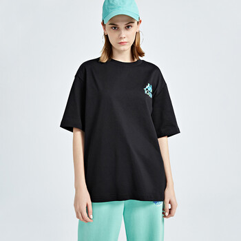 kappa卡帕地球日环保限定款情侣男女图案印花运动t恤休闲半袖k0cx2td