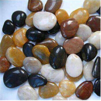 盛秉呈昌园艺小石头抛光小鹅卵石雨花石装饰石水培石头大号5斤价格