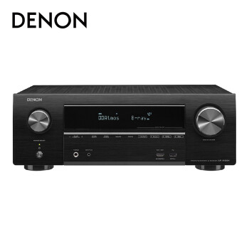 天龙（DENON）AVR-X1600H 音响 音箱 家庭影院7.2声道AV功放机 4k直通 eARC杜比全景声 蓝牙WIFI ALLM黑色