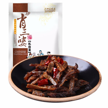 肖三婆 老四川麻辣牛肉干冷吃自贡冷香牛肉条零食私房菜熟食类肉干肉脯 1袋50g体验装