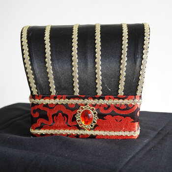 汉朝唐龙帽汉代皇帝帽子大汉天子帽演出配饰圣像平顶冠古装演出帽 诸