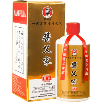酱父家酒传承贵州大曲酱香型白酒53度坤沙酒贵州茅台镇纯粮食500ml单