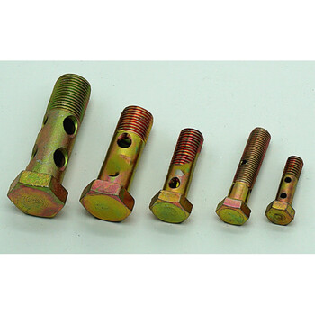 樱笋时液压空心螺丝过油螺栓回油管铰接四孔 m6*1四孔