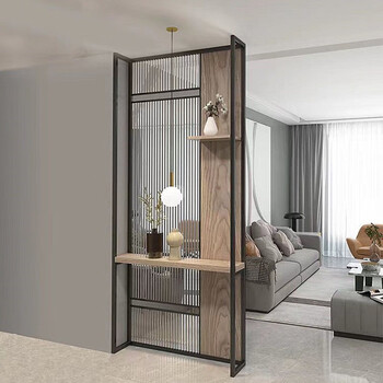 旗跃入户门对进门遮挡长虹玻璃客厅屏风简约房间卧室隔断办公室玄关墙