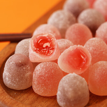 恒愎爆浆果汁软糖168g铁盒装送礼水果味夹心橡皮糖网红万圣节糖果5盒