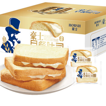 恒愎豪士红豆粒早餐经典吐司夹心混合面包蛋糕休闲零食小吃食品早餐