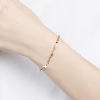 chormkewon轻奢品牌18手链女转运珠玫瑰金手链手镯彩金女18锦鲤纹手链