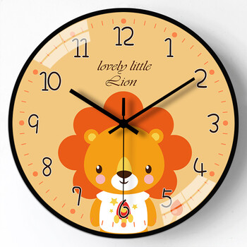 威斯凯(wsk)卡通创意挂钟可爱钟表简约挂表家用客厅石英钟儿童房卧室