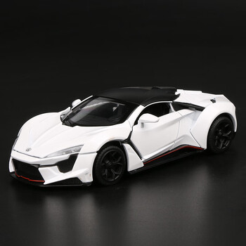 白色新款莱肯盒装 拉力赛车