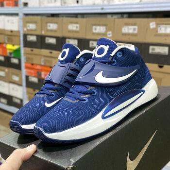 纯原男女kd14 kd系列 代全掌air zoom 气垫运动篮球鞋 da7850-401 da