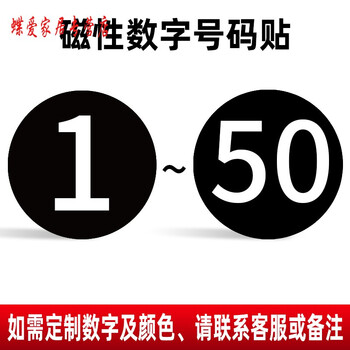磁性数字号码牌数字机台编号牌标识牌数字贴编号牌楼层牌房门酒店序号