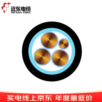 远东电缆 YJV22-3*70+1*35铜芯钢带铠装电力电缆 1米【有货期50米起订不退换】