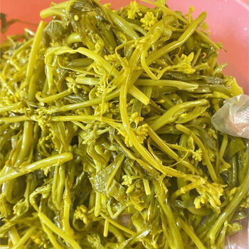贵州产兴义油菜苔冲菜油菜苔贞丰油菜苔咸菜下饭菜腌制油菜苔 一斤