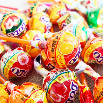 徐福记棒棒糖【菠萝味】500g(1斤,约37个)