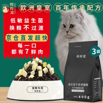 猫干粮品牌推荐及价格走势