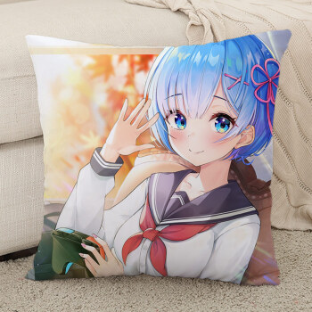 蕾姆抱枕雷姆周边从零开始的异世界生活定制靠垫二次元动漫靠枕头 08