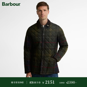Barbour/【秋冬新品】Barbour Icons Tartan Liddesdale男女同款绗缝夹克 经典格纹 M