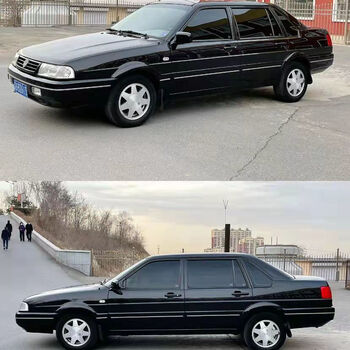 老桑塔纳2000自喷漆黑色3000修补漆笔白色汽车普桑99新秀原厂油漆