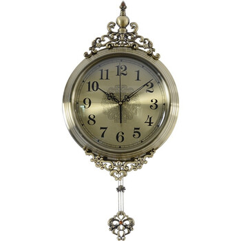 北极星(polaris)挂钟金属挂表创意客厅壁钟时尚大气豪华时钟现代石英