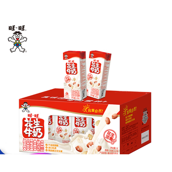 旺旺复合双蛋白饮品早餐奶乳源250/ml*12整箱礼盒装 【花生牛 花生牛