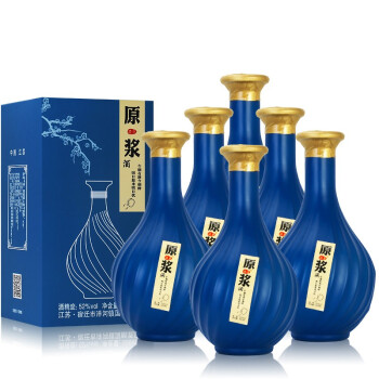【京仓配送】洋河镇国酿原浆52度浓香型白酒500ML*6瓶