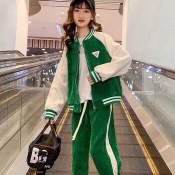 裤子中大童13岁以上女生穿的秋装衣服姑娘秋季新款简约韩版显瘦小香风