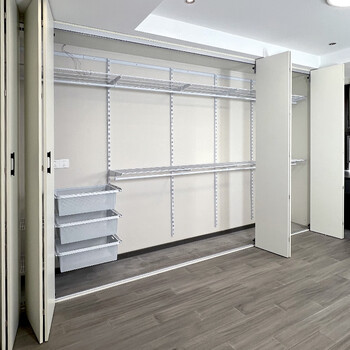 美达斯金属衣柜衣帽间钢架结构砌墙衣柜定制家用卧室衣帽架衣帽间组合架 1000元活动订金-送免费上门测量