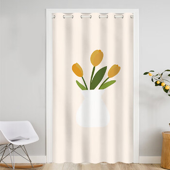 空调门帘隔断帘防冷气客厅屏风遮挡隔热挡风推拉移动布帘夏季遮风心门