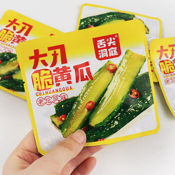 即食独立包装素菜直销办公室宿舍休闲小吃零食 老坛风味大刀脆黄  