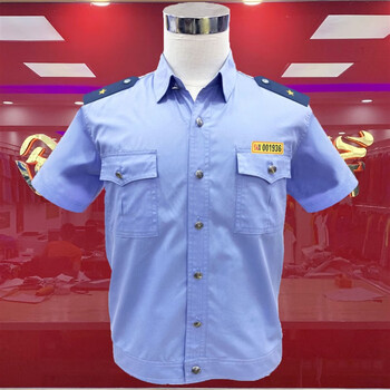 公交车司机服装出租车司机工作服白衬衫驾驶员蓝色衬衫春夏装短袖公交