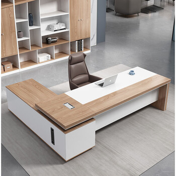 奇甸 老板桌办公桌时尚轻奢总裁桌办公室简约现代大气班台经理桌主管