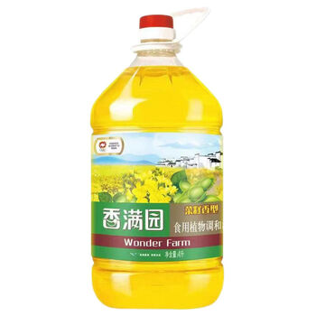 香满园食用油调和油植物调和油食用油炒菜烹饪厨房桶装家用团购香满园