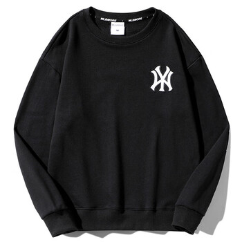 mlb奥特莱斯品牌专柜官网丨mlb 官方韩潮绣花ny原创mlb卫衣字母 黑色