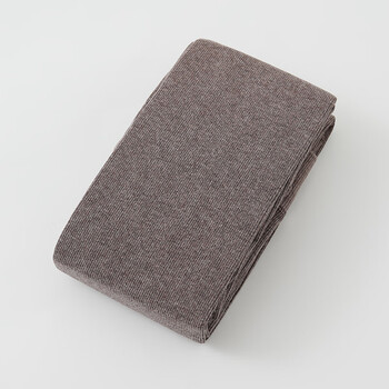 d秋冬季棉袜加厚加绒打底袜条纹打底裤显瘦美腿袜灰色连裤袜女 浅驼