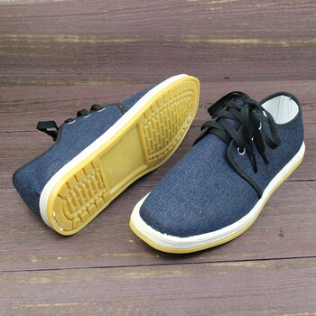 老北京布鞋男女单鞋透气牛仔布千层底布鞋系带开车鞋学生布鞋品质定制