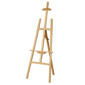 【华琦联拓木架】企业定制 木质展架海报架广告架子 1.7米高(仅木架) 