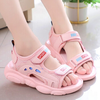 乔丹女童凉鞋夏季新款儿童沙滩鞋防滑软底女孩公主凉拖小孩潮时尚