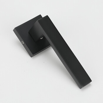 隐形门把手带锁隐形门拉手黑青色明装专用电视机背景墙单面木门实心