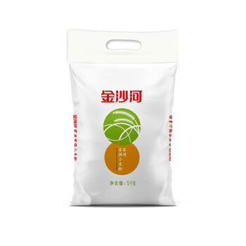 金沙河面  面粉  中筋  5000g 家用富强小麦粉