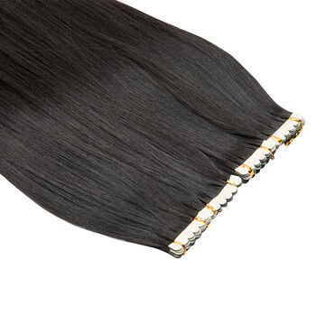 无痕接发真发隐形自己接假发片一片式接头发女真发贴片接发束发片 优