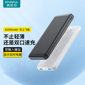 浦诺菲充电宝10000毫安时:稳定价格吸引消费者,双输入输出满足多需求