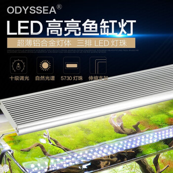 Hkna 奥德赛可拉伸水陆薄鱼缸led灯水族箱照明水草灯大功率可调节亮度x300 适合 30 50cm缸 18w 图片价格品牌报价 京东