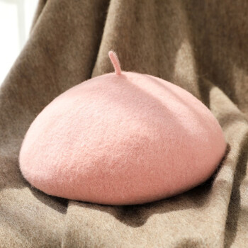 贝雷帽纯色经典英伦款