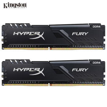 Kingston 金士顿 HyperX 骇客神条 Fury 雷电 DDR4 2400MHz 台式机内存 32GB（16GBx2）